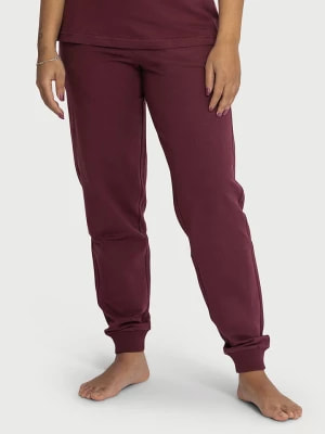 Zdjęcie produktu LUVIYO Spodnie do jogi w kolorze jagodowym rozmiar: M