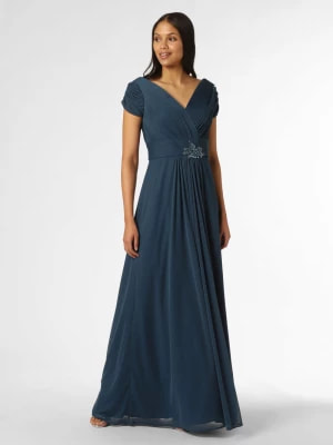 Zdjęcie produktu Luxuar Fashion Damska sukienka wieczorowa Kobiety Sztuczne włókno niebieski jednolity,