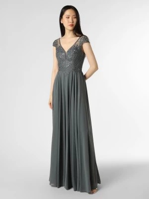 Zdjęcie produktu Luxuar Fashion Damska sukienka wieczorowa Kobiety Szyfon szary|zielony jednolity,
