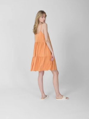 Zdjęcie produktu Luźna sukienka w kropki OUTHORN