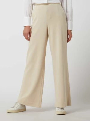 Zdjęcie produktu Luźne spodnie z tkaną fakturą model ‘Anais’ RAFFAELLO ROSSI