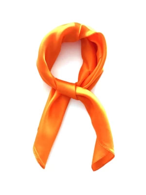 Zdjęcie produktu Made in Silk Jedwabna chusta w kolorze pomarańczowym - 52 x 52 cm rozmiar: onesize