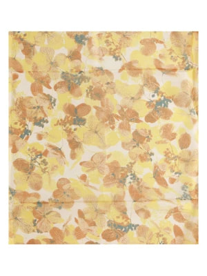 Zdjęcie produktu Made in Silk Jedwabny szal w kolorze pomarańczowo-żółtym- 190 x 110 cm rozmiar: onesize