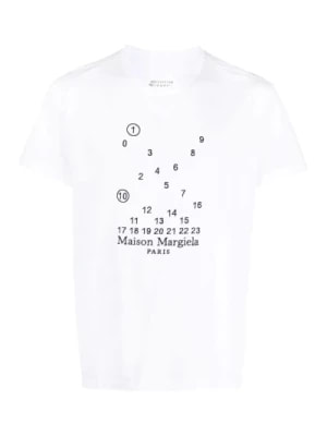 Zdjęcie produktu Maison Margiela, Biała koszulka z grafiką White, male,