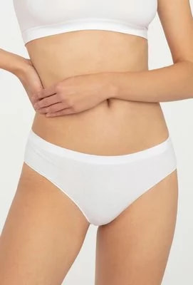 Zdjęcie produktu Majtki bawełniane bezszwowe Bikini Cotton, White, XL... Gatta
