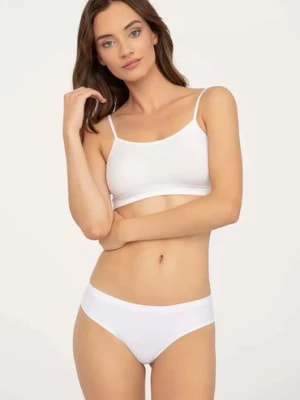 Zdjęcie produktu Majtki damskie typu bikini białe Gatta