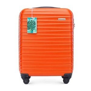 Zdjęcie produktu Mała walizka z zawieszką pomarańczowa Wittchen