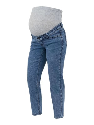 Zdjęcie produktu mama licious Ciążowe dżinsy "Town" - Regular fit - w kolorze niebieskim rozmiar: W33/L32