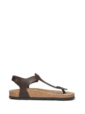 Zdjęcie produktu Mandel Skórzane sandały w kolorze ciemnobrązowym rozmiar: 36