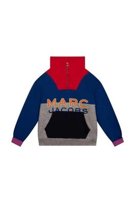 Zdjęcie produktu Marc Jacobs bluza bawełniana dziecięca kolor granatowy wzorzysta