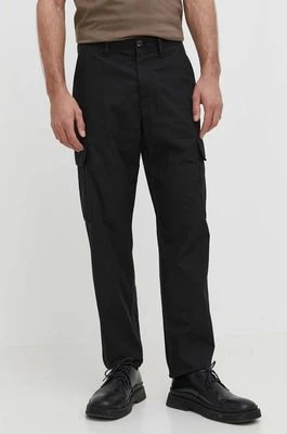 Zdjęcie produktu Marc O'Polo spodnie bawełniane kolor czarny proste