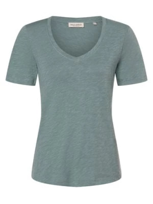 Zdjęcie produktu Marc O'Polo T-shirt damski Kobiety Bawełna zielony jednolity,