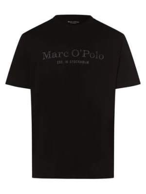Zdjęcie produktu Marc O'Polo T-shirt męski Mężczyźni Bawełna czarny nadruk,