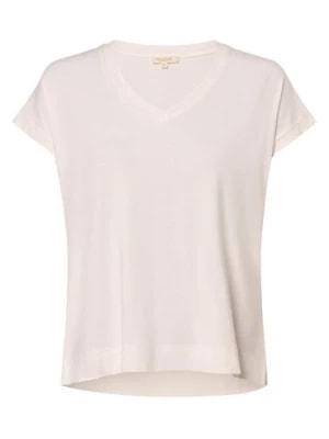 Zdjęcie produktu Marie Lund Damska koszulka do piżamy Kobiety Dżersej biały jednolity,