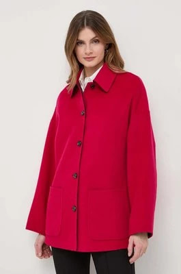 Zdjęcie produktu MAX&Co. płaszcz wełniany dwustronny kolor różowy przejściowy oversize 2416081041200