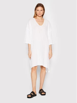 Zdjęcie produktu Max Mara Beachwear Sukienka letnia Paglie 32210328 Biały Oversize