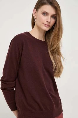 Zdjęcie produktu Max Mara Leisure sweter wełniany damski kolor brązowy lekki 2416361047600