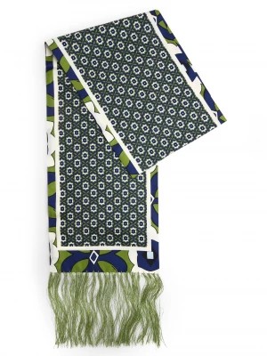 Zdjęcie produktu Max Mara Weekend Damski jedwabny szalik Kobiety Satyna niebieski|zielony|wielokolorowy wzorzysty,