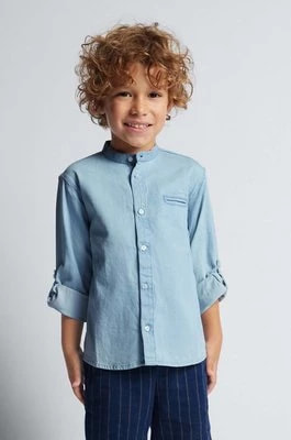 Zdjęcie produktu Mayoral koszula bawełniana dziecięca kolor niebieski