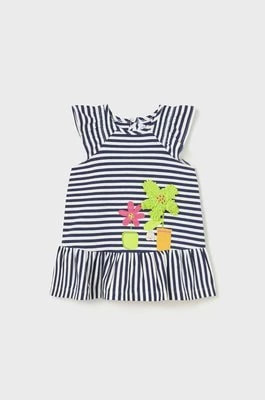 Zdjęcie produktu Mayoral sukienka niemowlęca kolor granatowy mini prosta