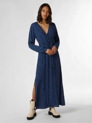 Zdjęcie produktu mbyM Sukienka damska Kobiety wiskoza niebieski wzorzysty,