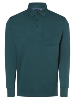 Zdjęcie produktu Mc Earl Męska koszulka polo Mężczyźni Bawełna zielony jednolity,