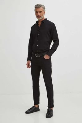 Zdjęcie produktu Medicine spodnie męskie kolor czarny dopasowane