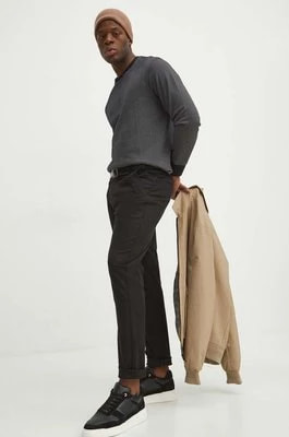 Zdjęcie produktu Medicine spodnie męskie kolor czarny w fasonie chinos