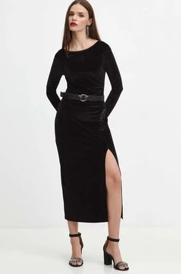 Zdjęcie produktu Medicine sukienka kolor czarny midi dopasowana