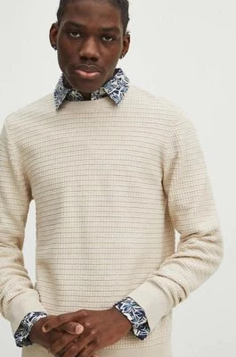 Zdjęcie produktu Medicine sweter bawełniany męski kolor beżowy