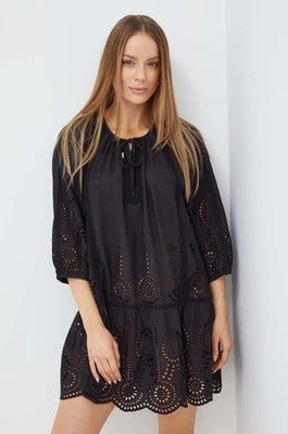 Zdjęcie produktu Melissa Odabash sukienka plażowa bawełniana Ashley kolor czarny