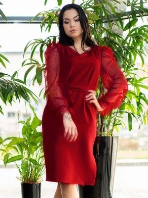 Zdjęcie produktu Merribel Sukienka "Ereve" w kolorze czerwonym rozmiar: L