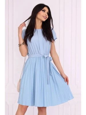 Zdjęcie produktu Merribel Sukienka "Medesia" w kolorze błękitnym rozmiar: XL