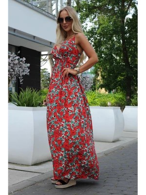 Zdjęcie produktu Merribel Sukienka "Poppy" w kolorze czerwonym ze wzorem rozmiar: onesize