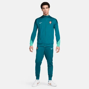 Zdjęcie produktu Męski dzianinowy dres piłkarski z kapturem Nike Dri-FIT Portugalia Strike - Zieleń