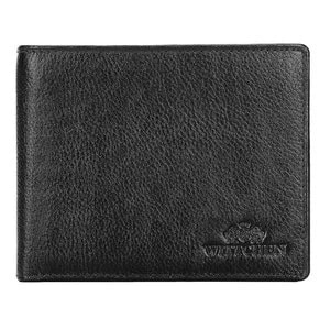Zdjęcie produktu Męski portfel skórzany z rozkładanym panelem czarny Wittchen