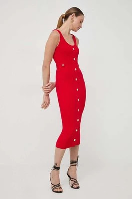 Zdjęcie produktu MICHAEL Michael Kors sukienka kolor czerwony midi dopasowana