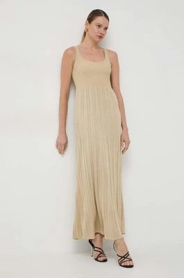 Zdjęcie produktu MICHAEL Michael Kors sukienka kolor złoty maxi rozkloszowana