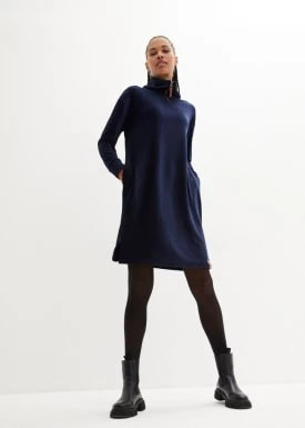 Zdjęcie produktu Miękka sukienka sztruksowa z dżerseju bonprix