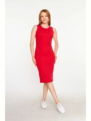 Zdjęcie produktu Mieles Sukienka w kolorze czerwonym rozmiar: S