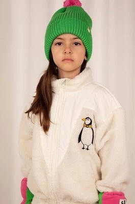 Zdjęcie produktu Mini Rodini czapka bawełniana dziecięca kolor zielony bawełniana