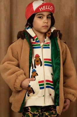 Zdjęcie produktu Mini Rodini kurtka dziecięca kolor beżowy