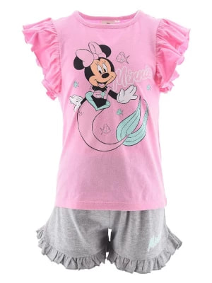 Zdjęcie produktu MINNIE MOUSE Piżama "Minnie" w kolorze szaro-różowym rozmiar: 116