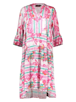 Zdjęcie produktu miss goodlife Sukienka w kolorze różowo-białym rozmiar: XL
