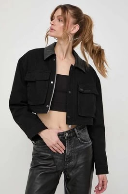 Zdjęcie produktu Miss Sixty kurtka jeansowa damska kolor czarny przejściowa