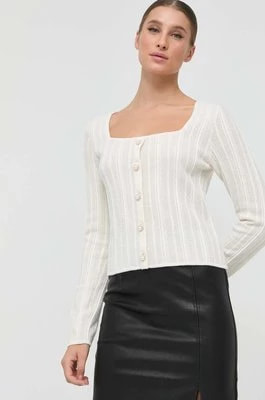 Zdjęcie produktu Miss Sixty sweter z domieszką wełny damski kolor beżowy lekki