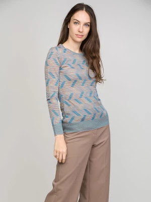 Zdjęcie produktu Missoni Apparel Sweter w kolorze beżowo-niebieskim rozmiar: L