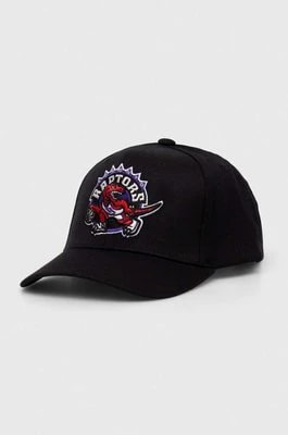 Zdjęcie produktu Mitchell&Ness czapka z daszkiem z domieszką wełny NBA TORONTO RAPTORS kolor czarny z aplikacją