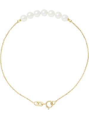 Zdjęcie produktu Mitzuko Złota bransoletka z perłami w kolorze białym rozmiar: onesize