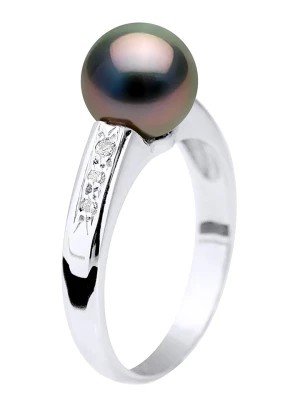 Zdjęcie produktu Mitzuko Złoty pierścionek z diamentami i perłą rozmiar: 62